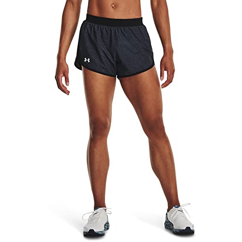 Under Armour Damen Fly by 2.0 Printed Laufshorts, (019) Black/Black/Rebel...