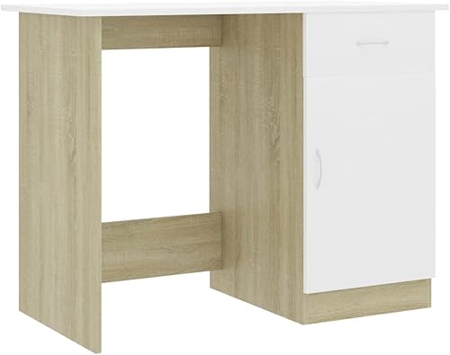 Miniatura 2 de Escritorio de 39 x 20 x 30 pulgadas, escritorio de computadora para dormitorio, escritorio de trabajo, mesa de escritorio, escritorio para el hogar,