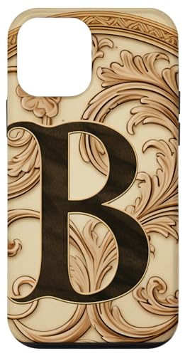 Image of iPhone 12 mini Boho Chic Floral Wreath Latter M Cute Pastel Case