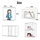 Siyecioa Acryl Vitrine Schaukasten Transparent, Plexiglas Vitrine mit Tür Für Action Figuren Spielzeug, Figuren, Modellautos, MiniFiguren, Sammelfiguren (36×27×27cm)