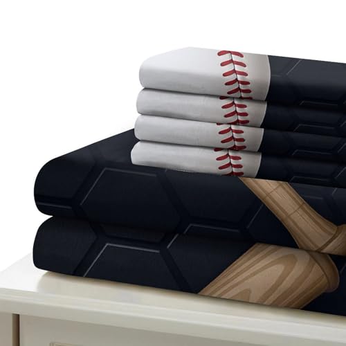 Housse de couette baseball 3D en microfibre premium de qualité supérieure - 7