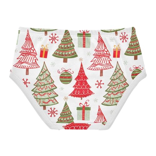 Christmas Trees Girls Underwear Toddler 2t Cotton Panties for Girl Stylish Briefs Girls Undies2