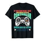Photo Gallery metti giù il controller re-enter society funny gamer maglietta Photo Gallery metti giù il controller re-enter society funny gamer maglietta