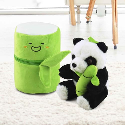 Image of DearJoy Bamboo Panda Soft Toy - Black & White
