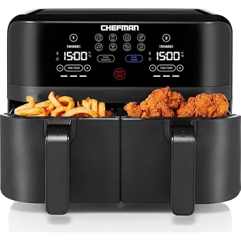 Chefman TurboFry Touch Dual Air Fryer Cover