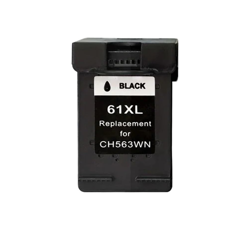 Cartucho De Tinta 61 XL CH563WN CH564W 1056 1000 J110a 1010 1510 2050 J510a Compatible con 61XL(1 Balck)