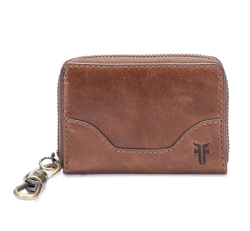 Frye Women's Melissa Small Clip Wallet, Cognac, One Size