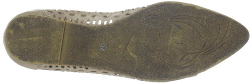 Centro Girls' Comfortabel A Debt Stacks In Stacks Beige Leder Fashion Sneakers 364