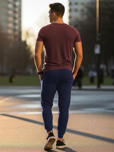 Image of XENOVAURBAN Joggers for Men | Casual wear 100% Combed Cotton Joggers | Unisex fit with Back and Side Pockets