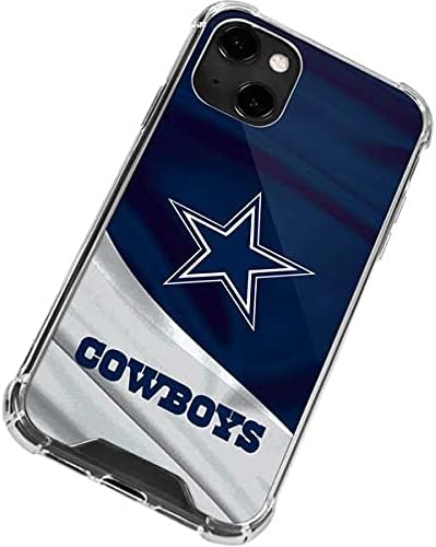 Skinit Clear Phone Case Compatible with iPhone 13 - Officially Licensed NFL Dallas Cowboys Design