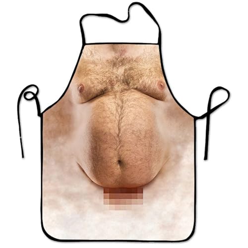 Fadcaer Sexy Funny Novelty Apron Novelty Gifts for Men Secret Prank Apron Novelty Kitchen Apron Cooking BBQ Funny Gifts for Men on Birthday Christmas Anniversary