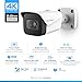 Amcrest 4K (8MP) IP POE Camera, UltraHD Outdoor Bullet, 3840x2160, 98ft NightVision, 125° FOV, IP67, MicroSD (256GB), Human & Vehicle Detection, Tripwire & Intrusion, (IP8M-2496EW-AI-V3)