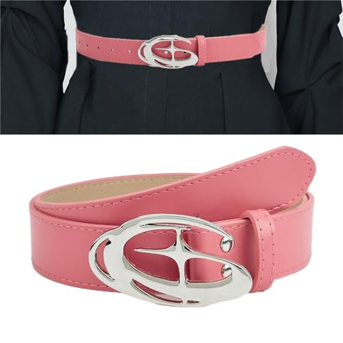 Female Pin Buckle Belt Aesthetic Adult PU Belt Fashion Narrow Waistband Jeans Belt Waist Decors Girl Skirt Waiststrap2