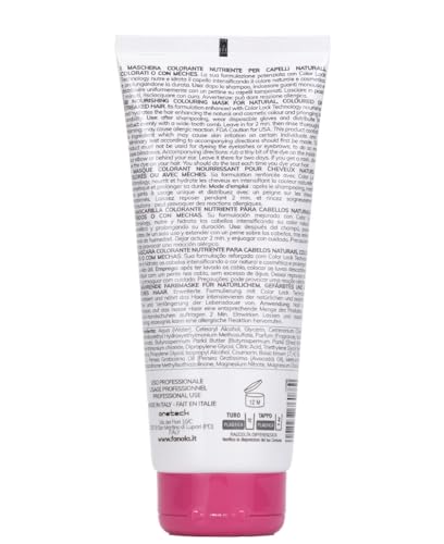 Fanola Nourishing Colour Mask, Nourishing and Conditioning Pigmented Hair Mask to Intensify Color and Temporarily Dye Hair - Image 2