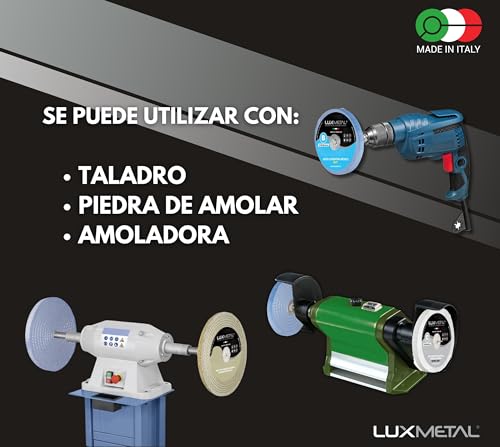 Discos pulidores para taladro ideales en restaurar madera mármol y plexiglás 4
