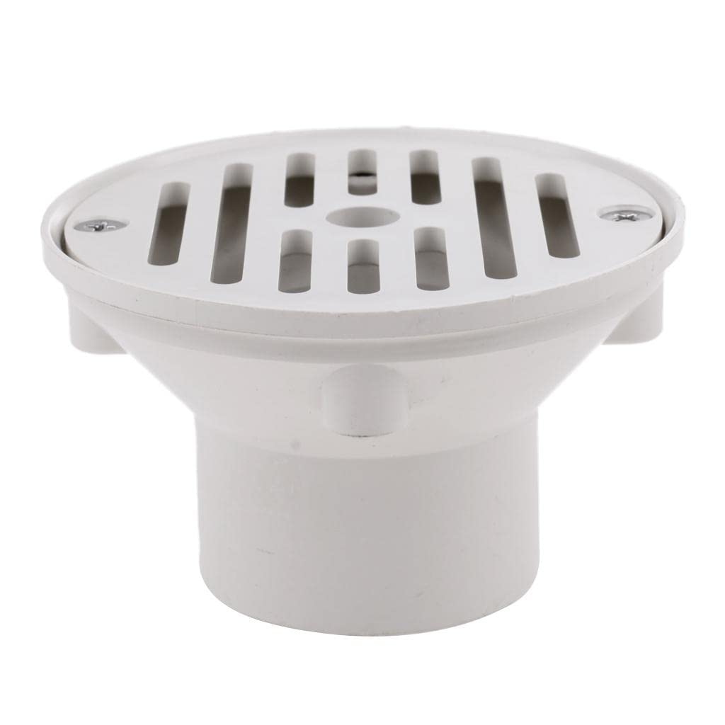 LOOM TREE® Universal Swimming Pool Floor Drain Round SP-1424 Water Pipe Fittings White-picture-29