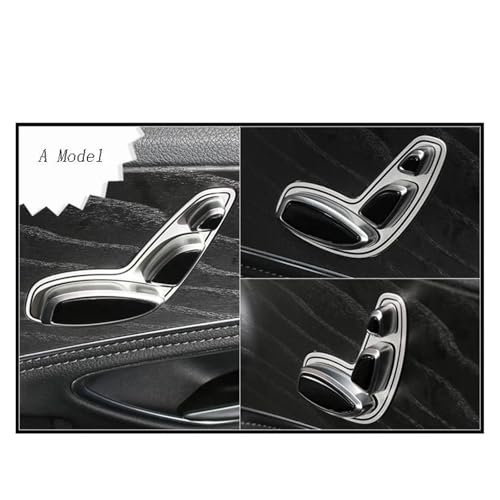 Cubierta de interruptor de botón de ajuste de asiento accesorio interior GLC W205 W213 3
