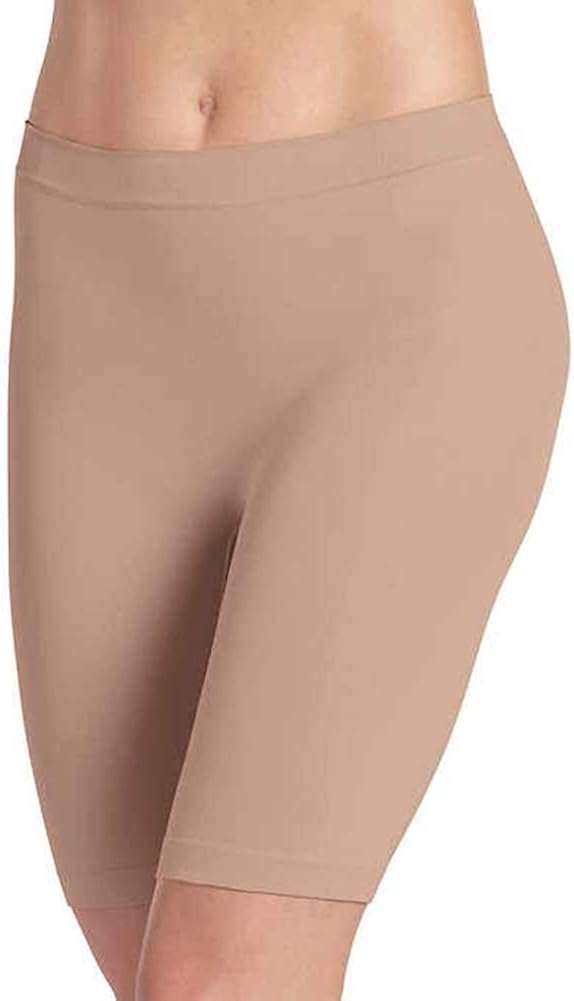 Jockey Ladies' Skimmies Slip Short Smooth Lightweight Mid-Length, 2 Pack, Black, Nude, Small at  Women’s Clothing store
