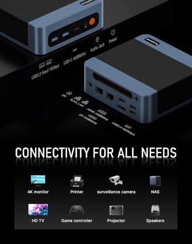Image of BOSGAME E5 11 Pro Mini PC, AMD Ryzen 5400U 4C / 8T, Business Home Office PC