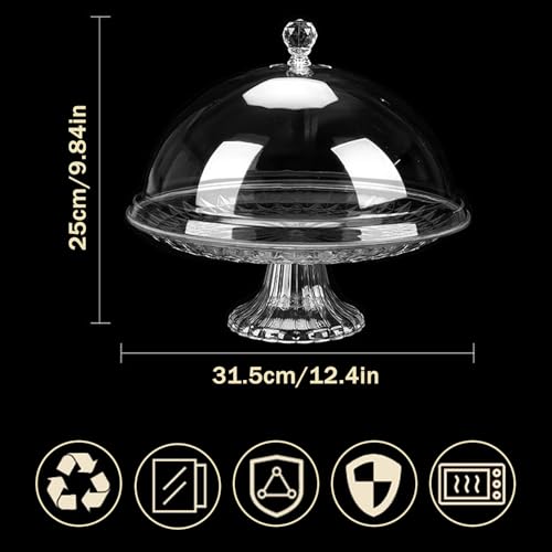 Support à gâteaux avec cloche pour protéger vos buffets de douceurs