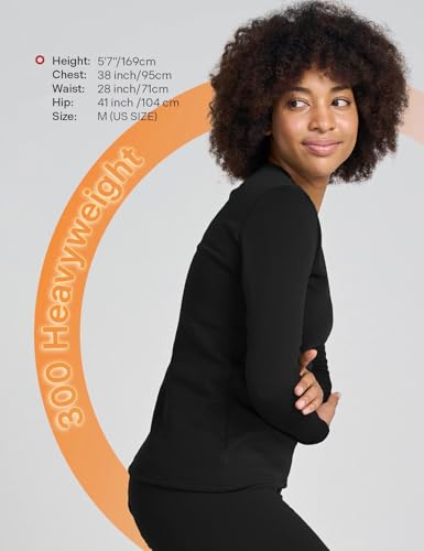 ラパサ あったかインナー 防寒肌着 保温インナー 裏起毛 レディース下着 長袖シャツ クルーネック L15 の商品画像 1