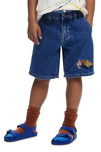 Desigual Boys' Denim Knee Trousers4