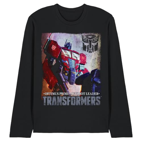 T-Shirt Noir Optimus Prime Transformers Generations en Taille S Homme Femme