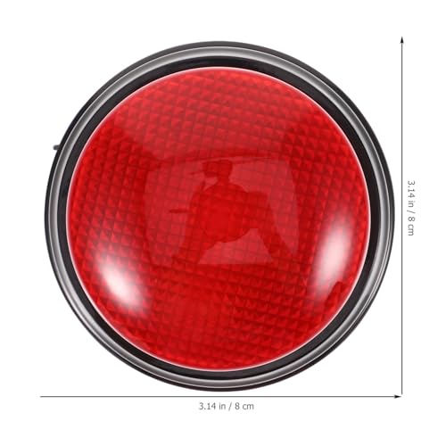 Gadpiparty Sprechender Knopf Aus Kunststoff Rap-Airhorn-Sound-Knopf Hip-Hop-Air-Horn-Trick- Mit Lichteffekt Lustige Krachmacher Rot