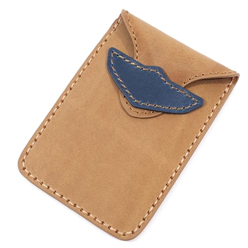 Genesis G80 Accessories Genuine Hyundai Genesis Key Card Holder Case Faux Leather Key Card Holder Cover Accessories (Brown)2