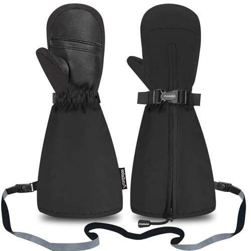 Andake Kinderhandschuhe,Warme Winterhandschuhe Wasserdicht...