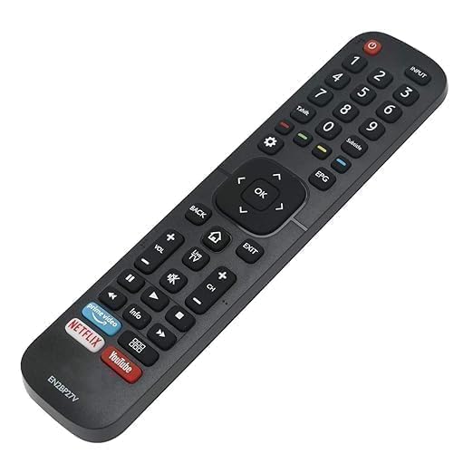 Image of BLACKSHEEP EN2BX27V Remote Replacement for VU FHD HD Android Smart TV Remote Control Model No-32US 43US 32GA 43GA Compatible for VU Smart Tv Remote Control -Black