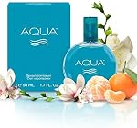 PB ParfumsBelcam Aqua Eau de Toilette Spray for Women – Fresh Fruity Floral Perfume with Mandarin, Freesia, Musk & Wood Notes – Everyday Day-to-Night Fragrance, Great Gift Idea, 1.7 Fl Oz