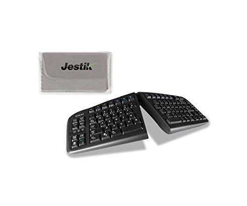 Goldtouch Gtu-0088 V2 Adjustable Comfort Keyboard Plus Jestik Microfiber Cloth - Value Bundle #TOP5
