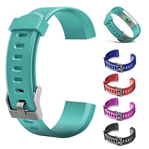 biosa für ID115Plus HR Smart Watch, Verstellbare Bänder mit buntes