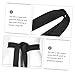 Milisten Karate Belt for Taekwondo Judo Stretchy Uniform Belt Comfortable Martial Arts Waist Wrap Training Accessory for Men