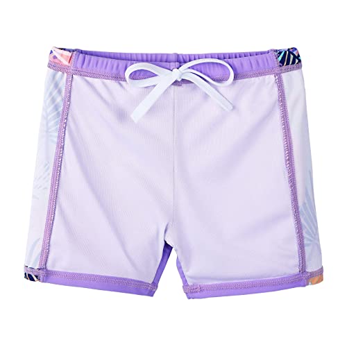 Image of Girls Two Piece Swimsuit Floral UPF 50+ Rash Guard Set Kids Beach Swimwear