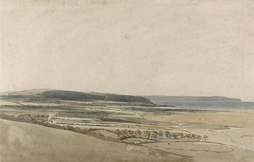 Affiche Toile Estuaire de la rivière Taw par Girtin Impression Art 60x90cm