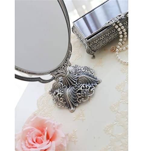 Miroir double face rétro européen pour un maquillage de précision