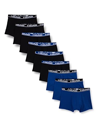 HEAD Boxer, Biancheria intima Uomo, Nero/Blu, M