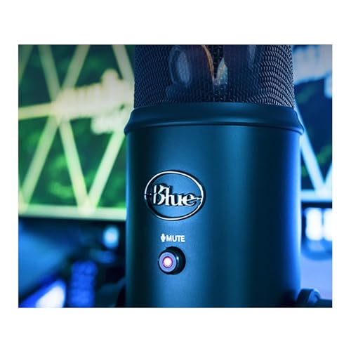 Logitech Creators Blue Yeti USB Microphone for PC, Mac, Gaming, Recording, Streaming, Podcasting, Studio and Computer Condenser Mic with Blue VO!CE effects, 4 Pickup Patterns, Plug and Play - Blackout - Image 3