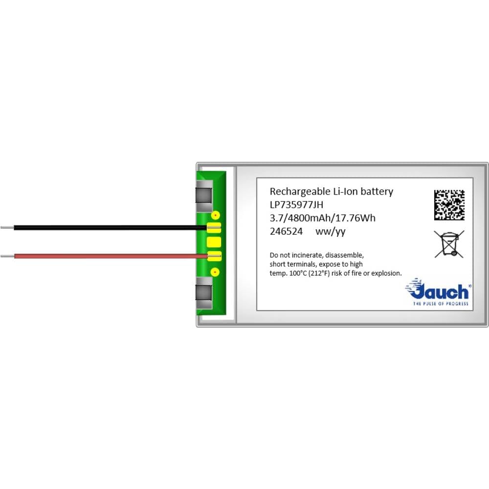 Jauch Quartz Lp735977jh Special Battery Prismatic Cable Li-Ion 3.7 V 5000 Mah