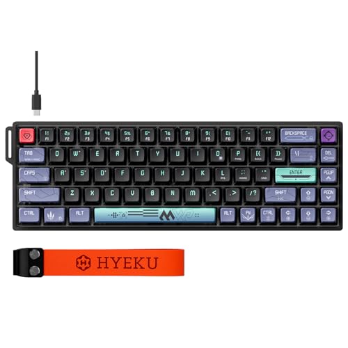 Image of Hexgears HK-K22 Mechanical Gaming Keyboard with Hall Effect Magnetic Switch, Fast Trigger Mode Adjustable Actuation, 8000Hz Polling Rate, RGB Backlit,Wired Magnetic Keyboard for Laptop /PC Gamer (Wind)