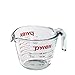 Price comparison product image Pyrex Prepware 1-Cup Measuring Cup, Clear with Red Measurements