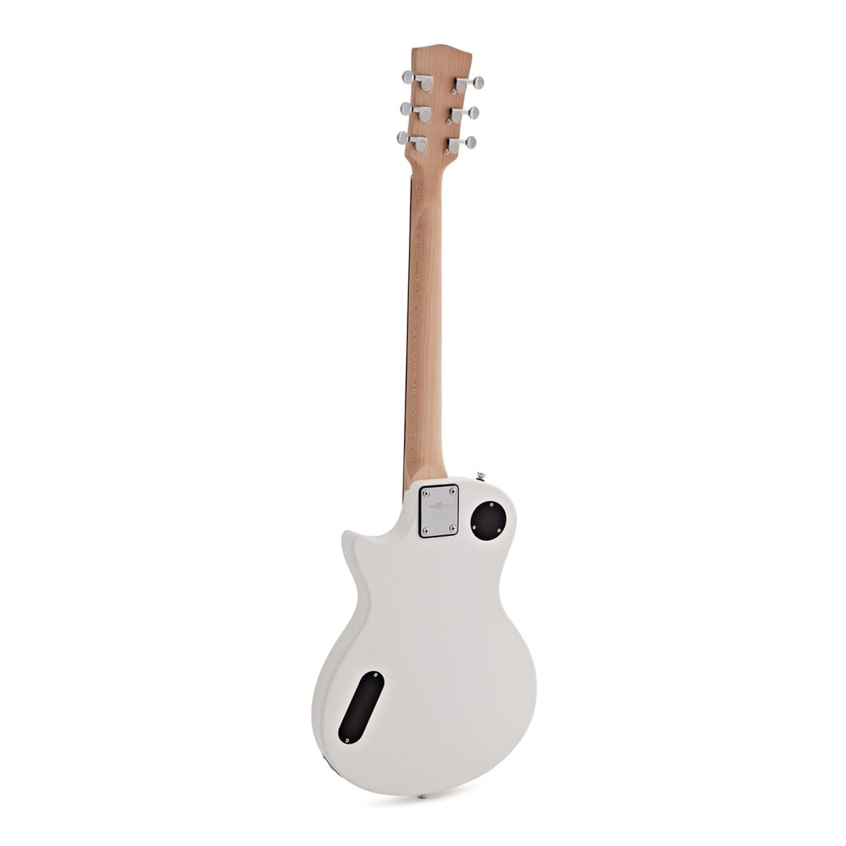 Chitarra Elettrica New Jersey Bianca, Ampli 10W e Accessori | Tutto ciò che Serve a un Chitarrista in Erba, Ampli Portatile con EQ 2 Bande e Uscita Cuffie, Manico Comodo, Accessori