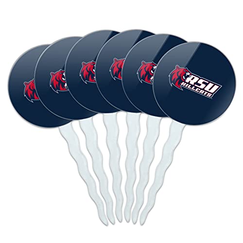 Rogers State University Primary Logo Cupcake Picks Toppers Decoration Set