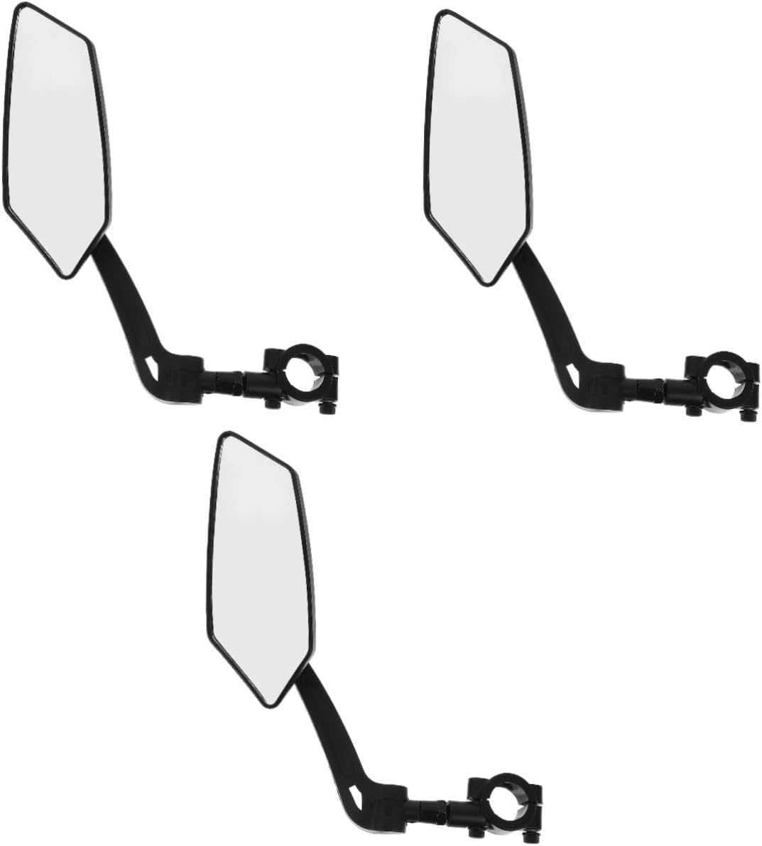 BESPORTBLE 3pcs Bicycle Rearview Mirror High Definition Suitable for Mountain and Road Bikes Fit for Safe Riding and Enhanced Visibility