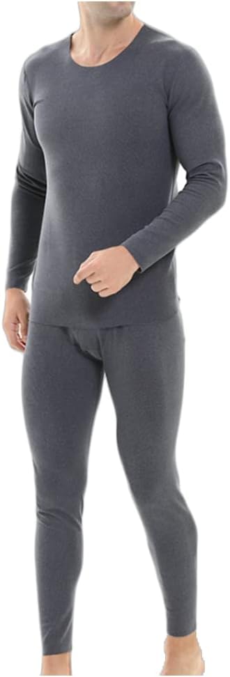 HSQSMWJ Men’s Soft Thermal Underwear Base Layer Long Johns Set Top and Bottom Winter Sports Suits L-3XL