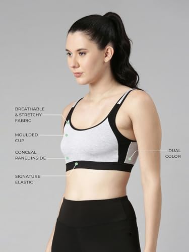 Image of TWIN BIRDS Women's Sports Bra | Comfortable Fit with Support | Cotton Elastane Workout & Active Wear