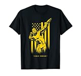 WWE Hulk Hogan Schablone Flaggenstanzer 01 2021 T-Shirt