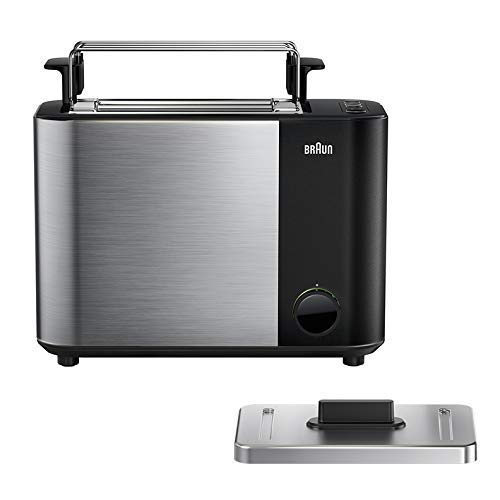Braun Toaster HT5010 BK – IDCollection Doppelschlitz-Toaster mit Bagel-Funktion für einseitiges Toasten, 13 Röstgrade, Auftaufunktion, inkl.